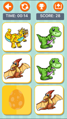 Dinosaur Memory Games for Kids screenshot 5