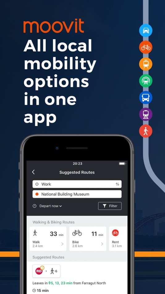 Moovit: All Transit Options - 5.144.1 - (iOS)
