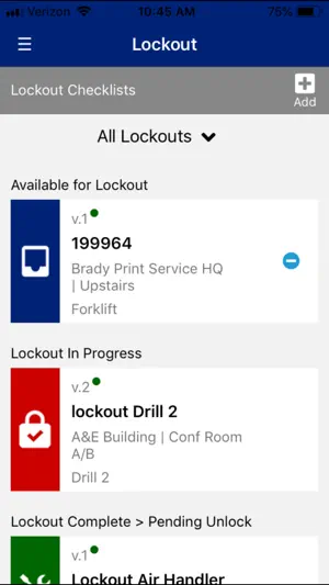 Brady Smart Lockout screenshot 2