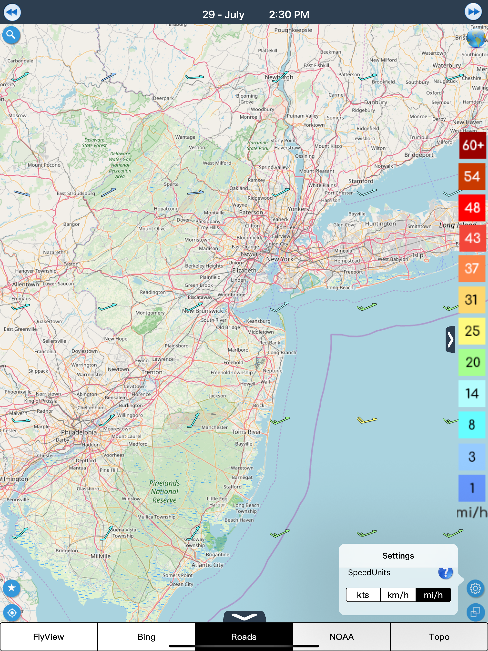 Wind forecast for Windgurus screenshot 18