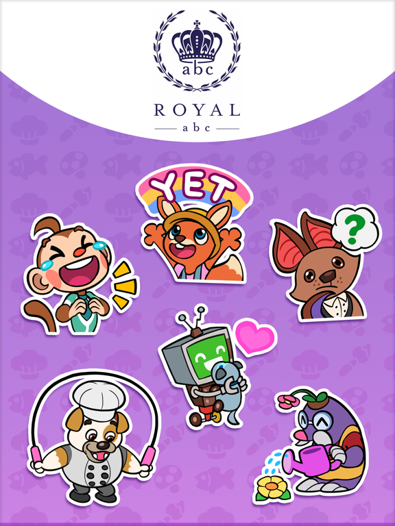Screenshot #5 pour RoyalABC Stickers