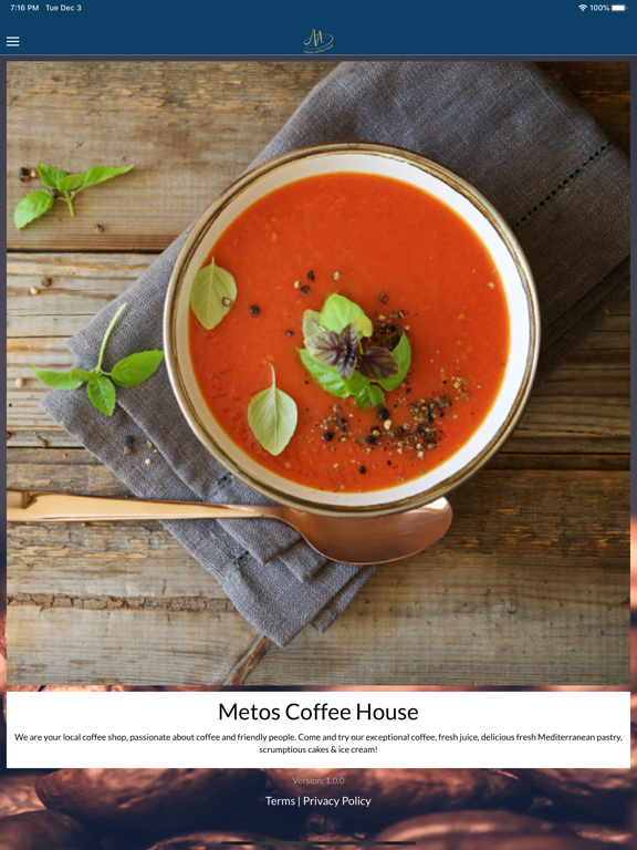 Screenshot #5 pour Metos Coffee House