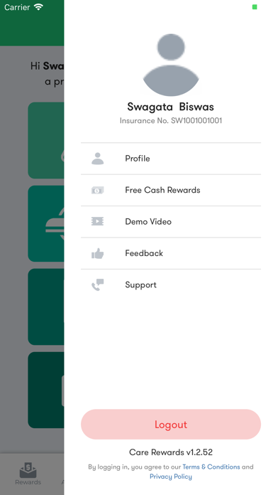 CareRewards Screenshot