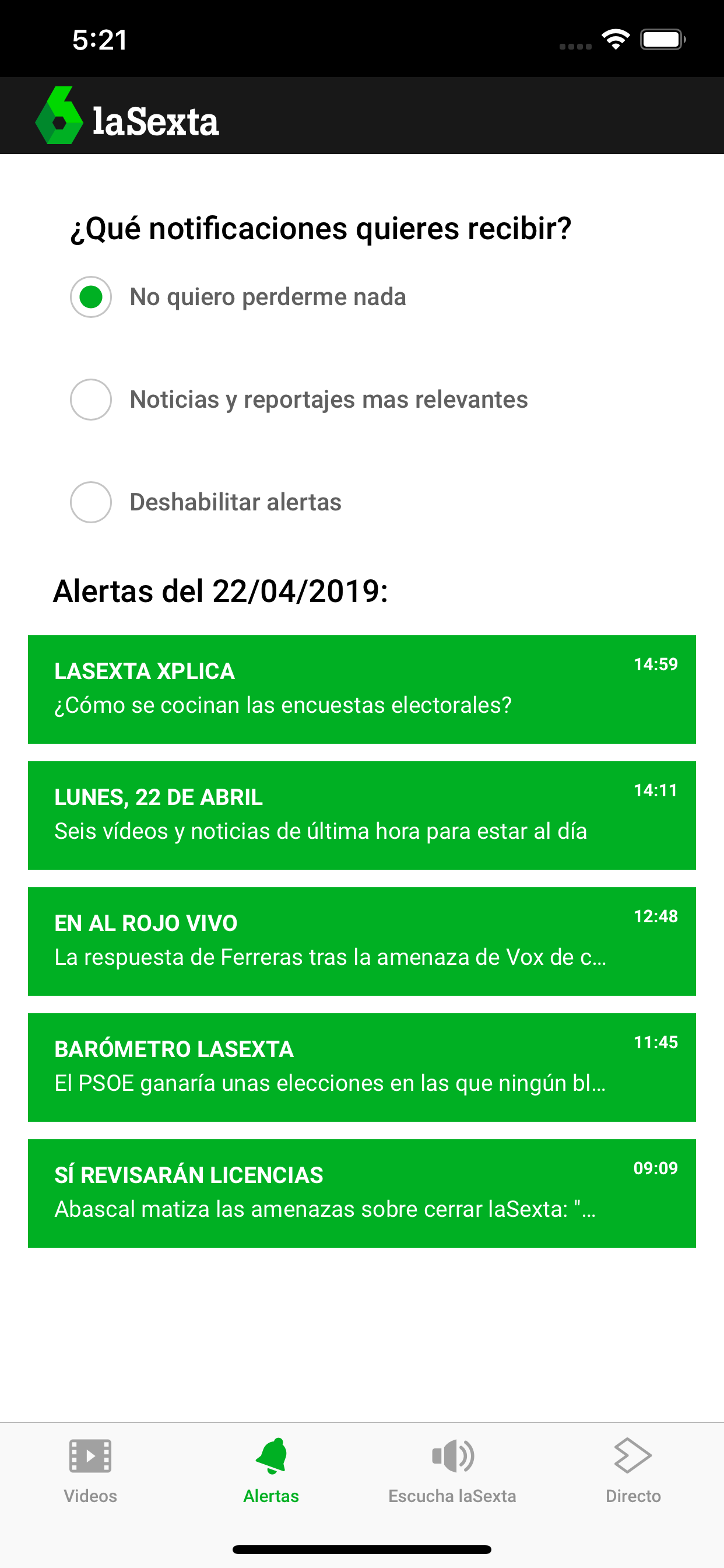laSexta | Noticias en directo screenshot 4