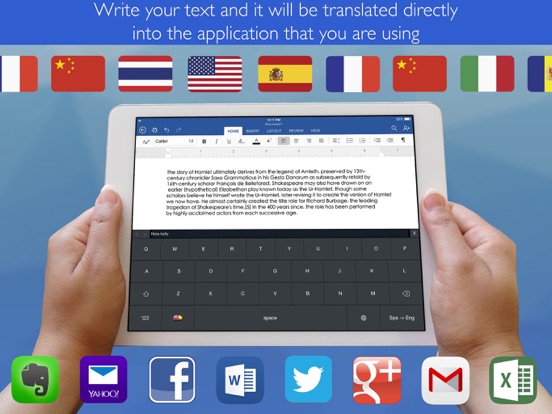 Keyboard Translator Pro! iPad app afbeelding 3