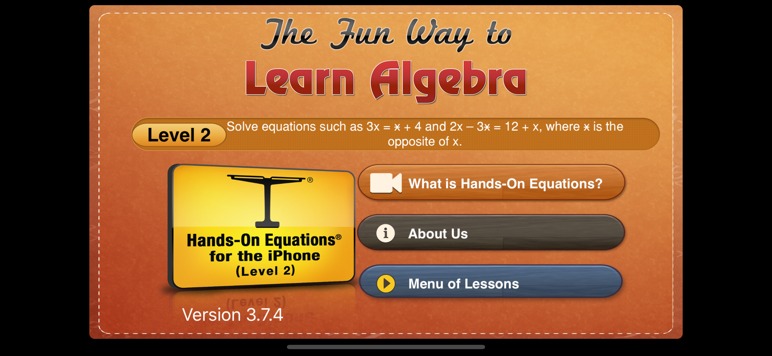 Hands-On Equations 2