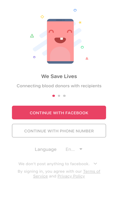 Save Life Connect iPhone screenshot 1 - Social Networking app