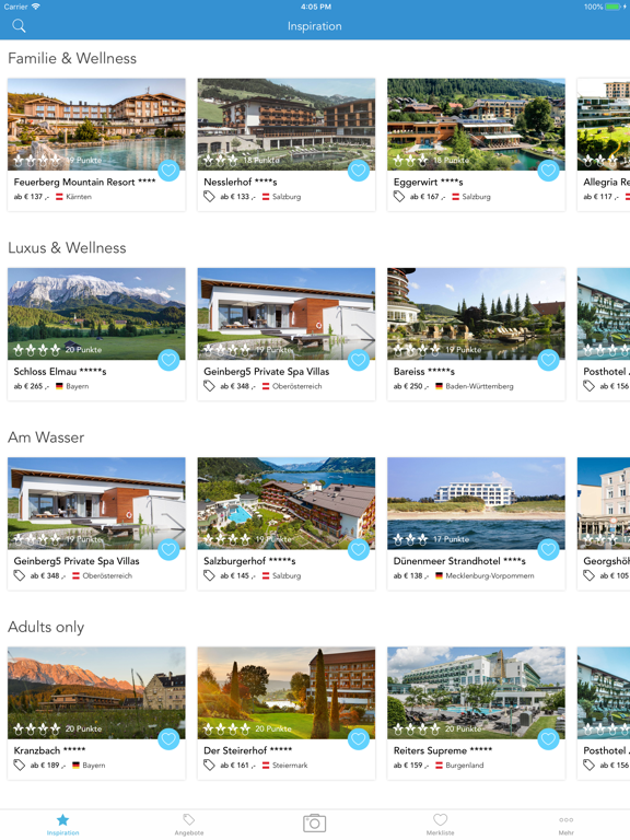 Screenshot #4 pour RELAX Guide Wellnesshotels