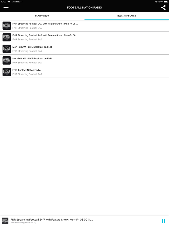 FOOTBALL NATION RADIO