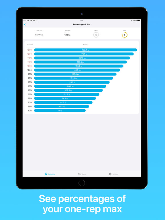 Rep Reserve iPad screenshot 8 - Health & Fitness app