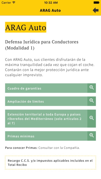 Libro de tarifas ARAG screenshot-3