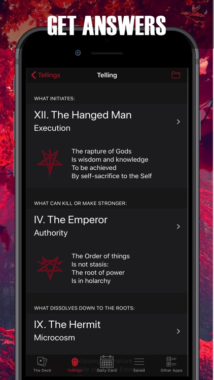 Satanic Tarot for the damned
