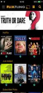 FlixFling Streaming screenshot #1 for iPhone