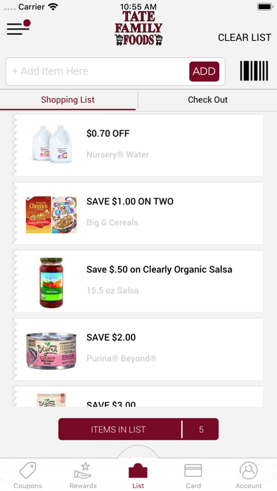 Tate Family Foods Screenshot
