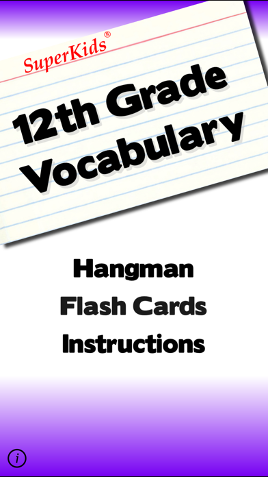 12th Grade Vocabulary Screenshot