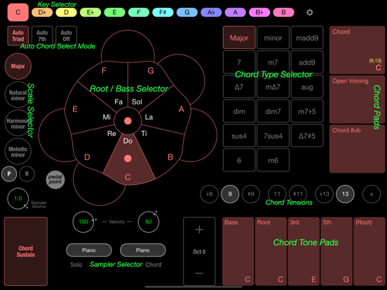 MovableChord iPad screenshot 4 - Music app