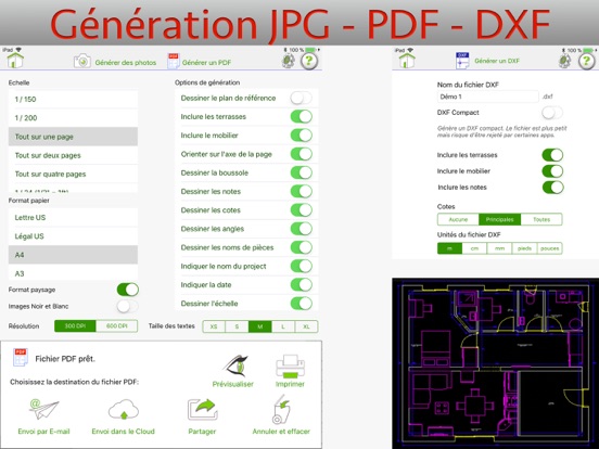 Screenshot #6 pour QuickPlan 3D - Dessin de plans