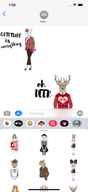 Cool Animals and Puns Stickers(圖2)-速報App
