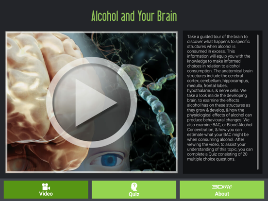 Screenshot #4 pour Alcohol and Your Brain