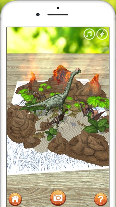 AR 3D dinosaurs Screenshot