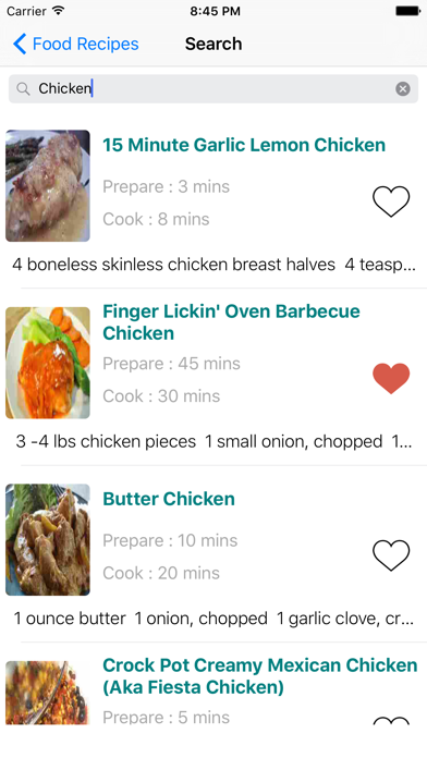 Food Recipe World Screenshot