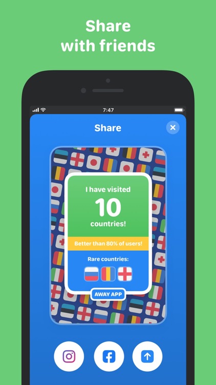 AWAY — places I've been to