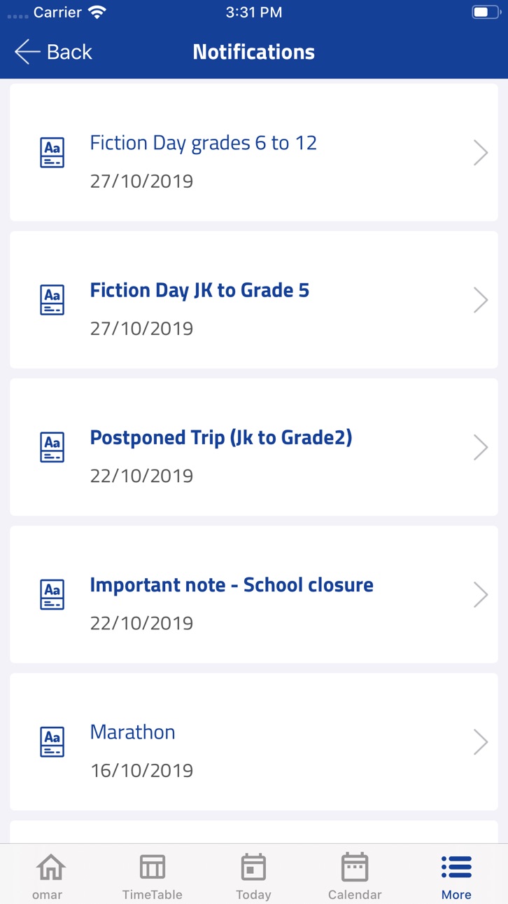 iPhone screenshot