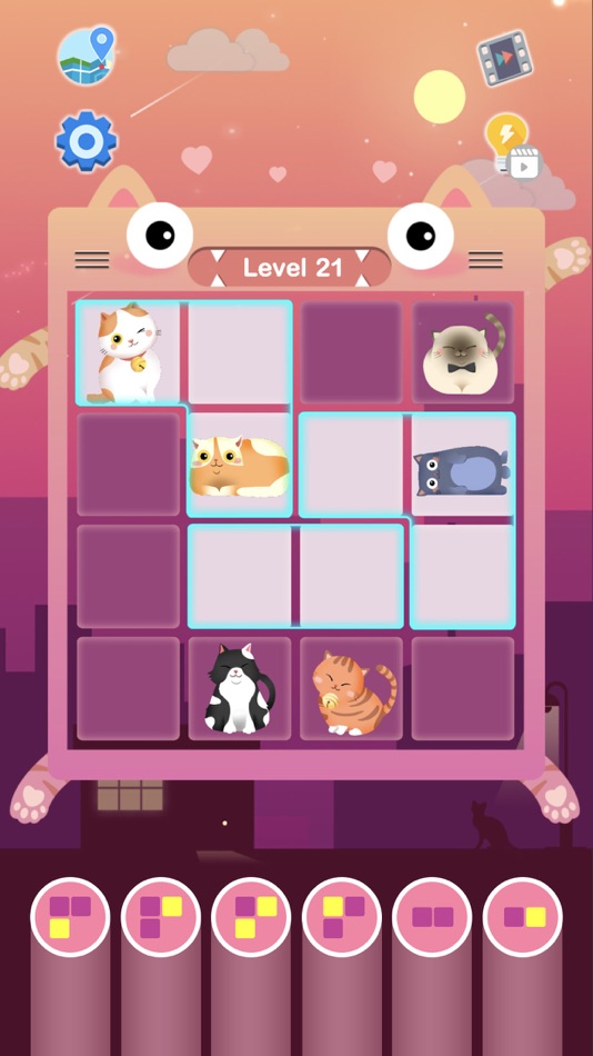 #2. Sleeping Cat-Block Puzzle Game (iOS) 게시자: 连英 王
