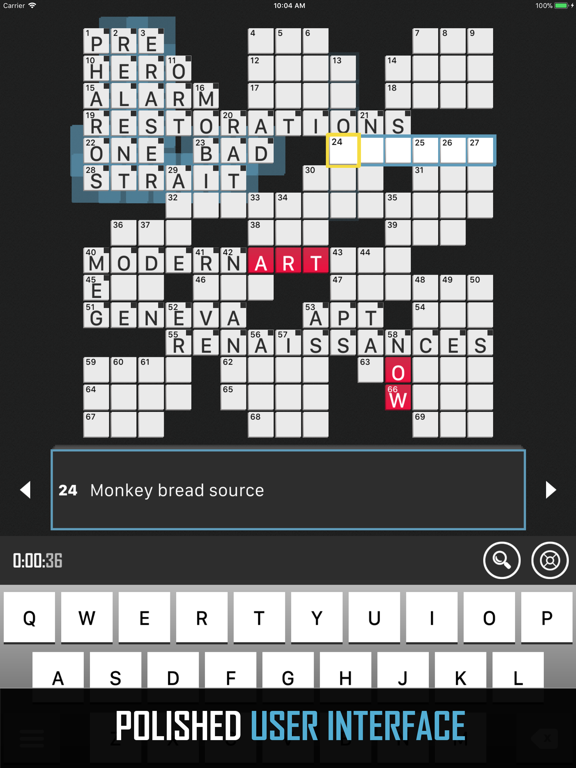 Crossword Puzzle Redstone screenshot