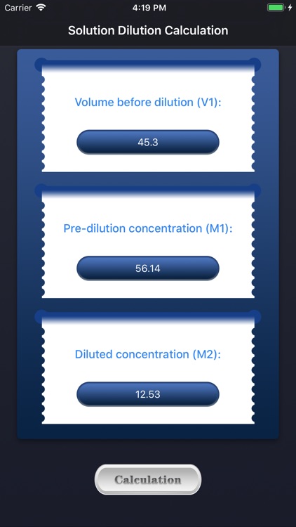 Solution Dilution Calculation screenshot-3