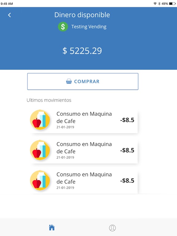 NachPay Wallet iPad screenshot 1