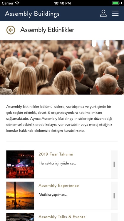 Assembly Buildings Concierge