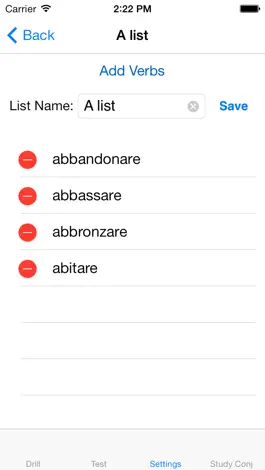 Game screenshot Verbi - Italian Verb Trainer hack