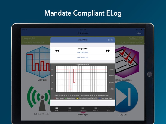 ENCOMPASS® ELD iPad screenshot 3 - Business app