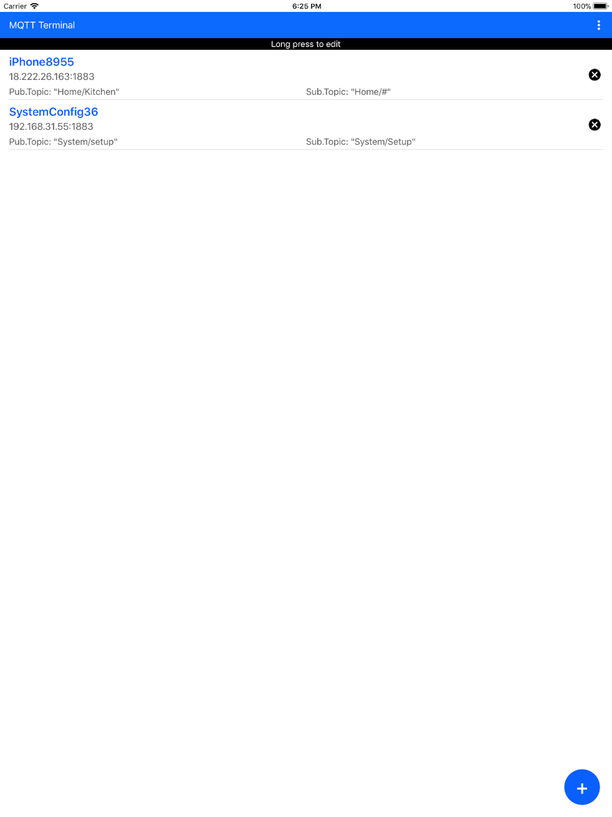 MQTT Terminal screenshot 7