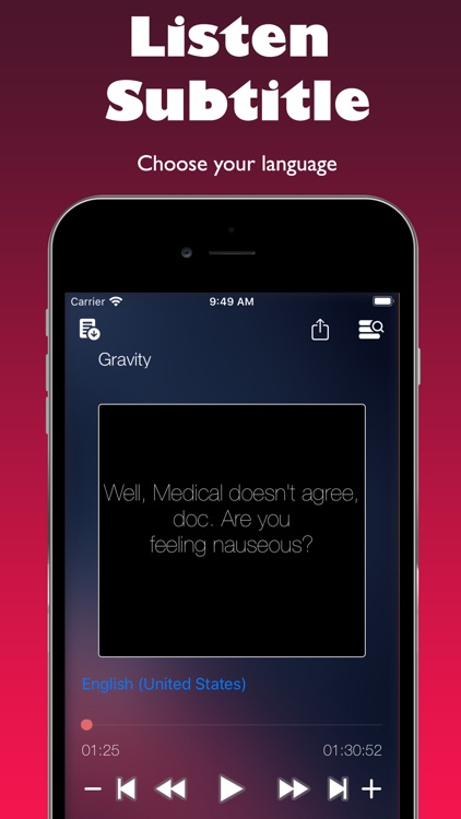 Subtitle Reader Text to Speech screenshot-0