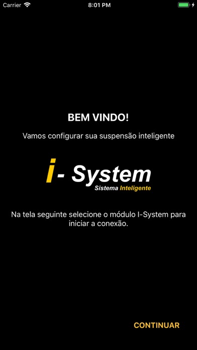 Tebão I-System app screenshot