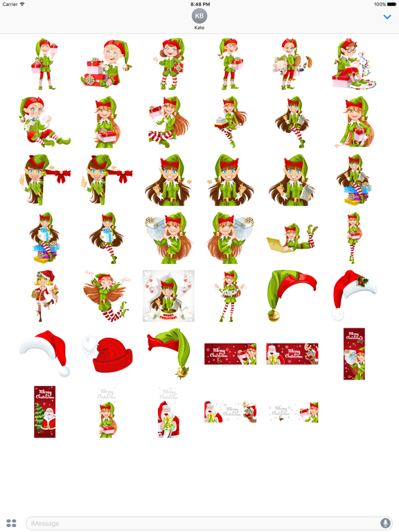 Screenshot #5 pour Santas Helpers Stickers