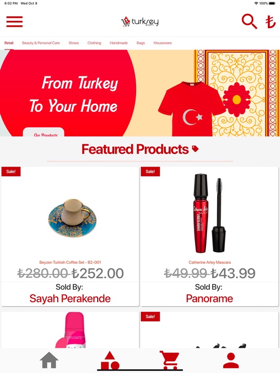 TurkSey - Shopping Online iPad screenshot 1 - Shopping app