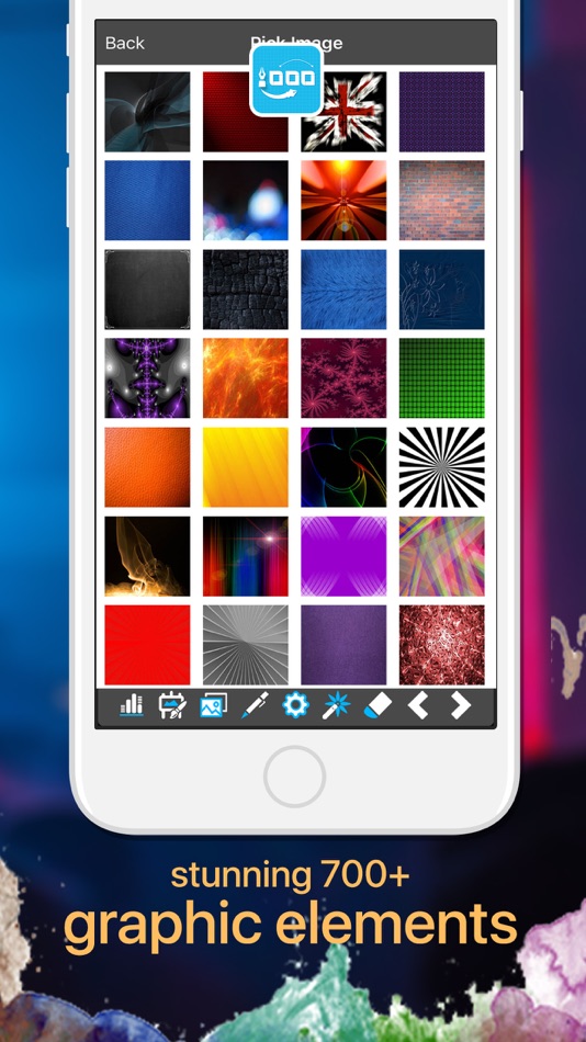 #3. Foto Graphic Creator Studio (iOS) di: MULTI MOBILE Ltd