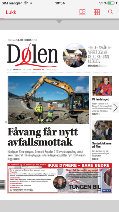 Dølen eAvis screenshot 2