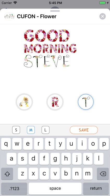 CUFON - Custom Flower Font