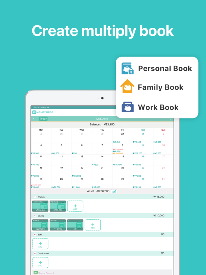 MoneyReco for Family Money