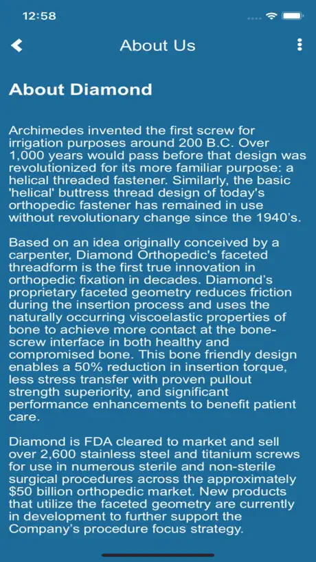Diamond Orthopedic