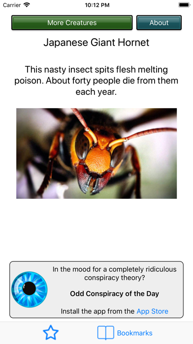 How to cancel & delete Creature of the Day from iphone & ipad 2