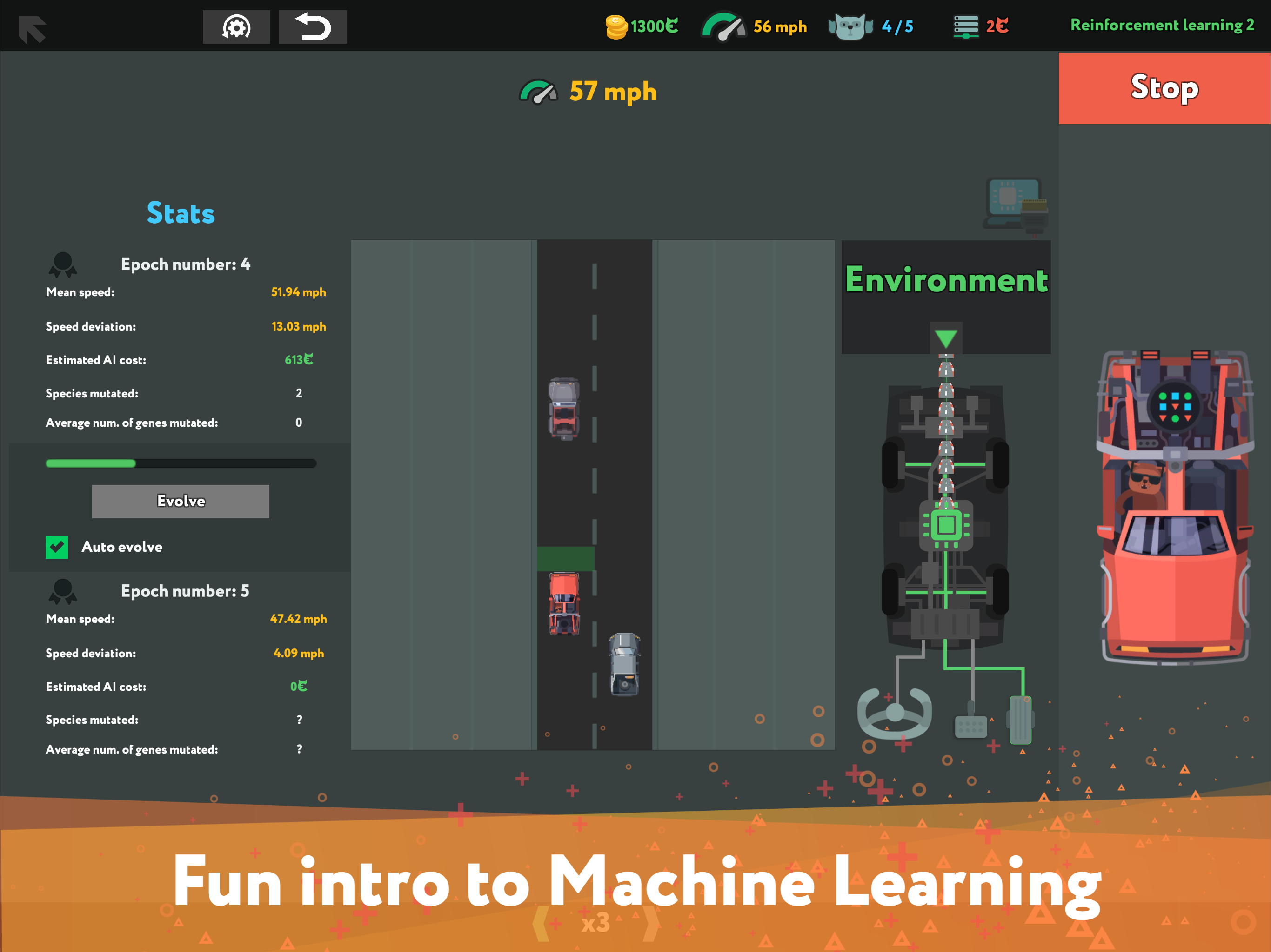 while True: learn()