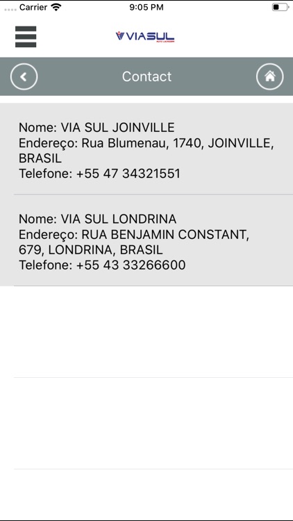 ViaSul .. Alugue com um clique