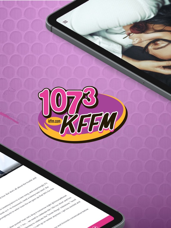 107.3 KFFM iPad screenshot 2 - Music app