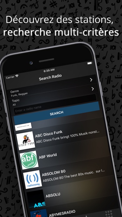 Screenshot #2 pour Easy Radio - Tuner FM AM live