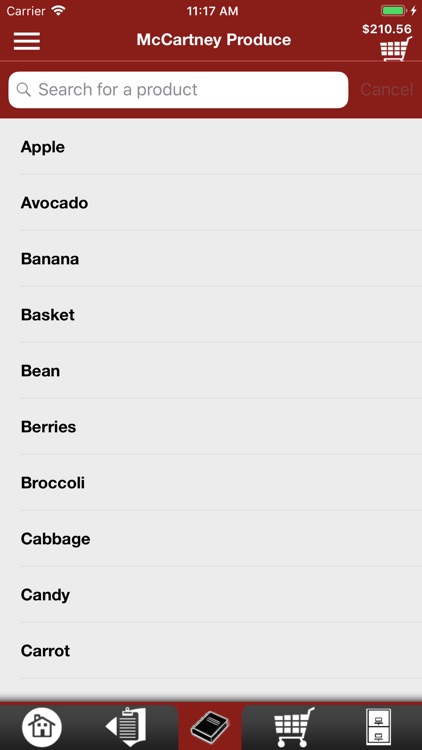 McCartney Produce Checkout